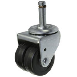 2 1/2" SWIVEL CASTER WITH POLYOLEFIN WHEEL